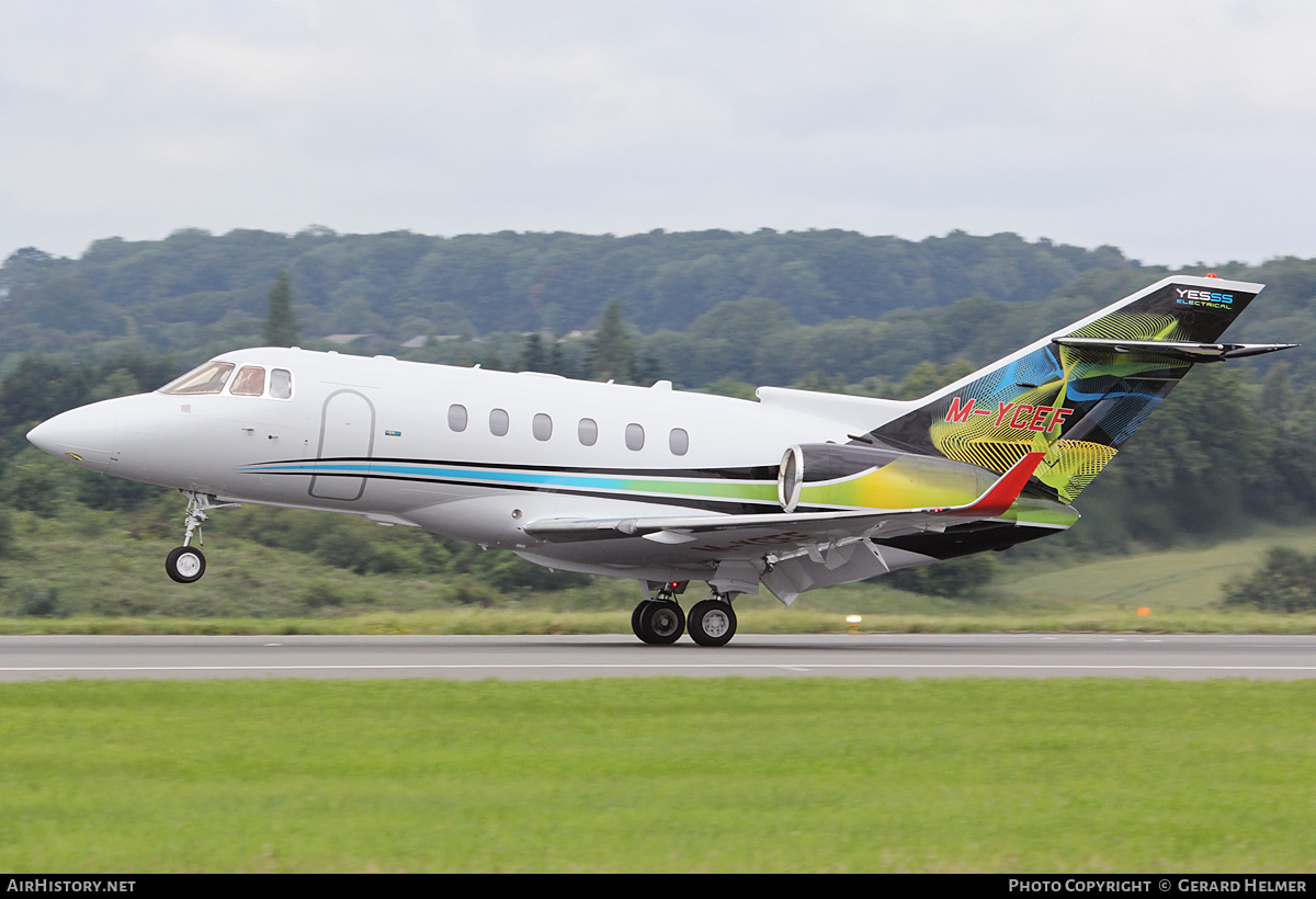Aircraft Photo of M-YCEF | Raytheon Hawker 800XPi | AirHistory.net