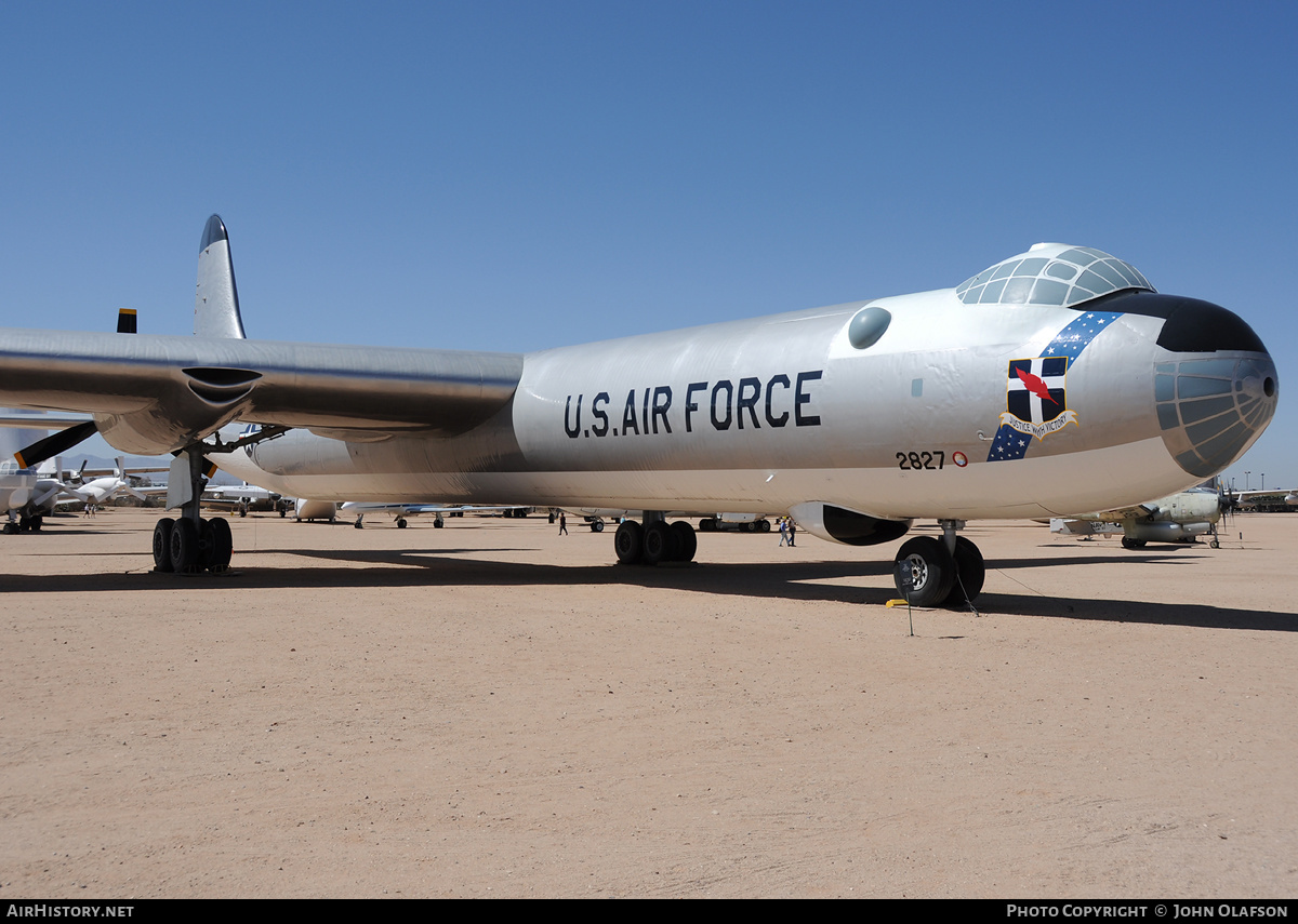 Aircraft Photo of 52-2827 | Convair B-36J Peacemaker | USA - Air Force | AirHistory.net #185212