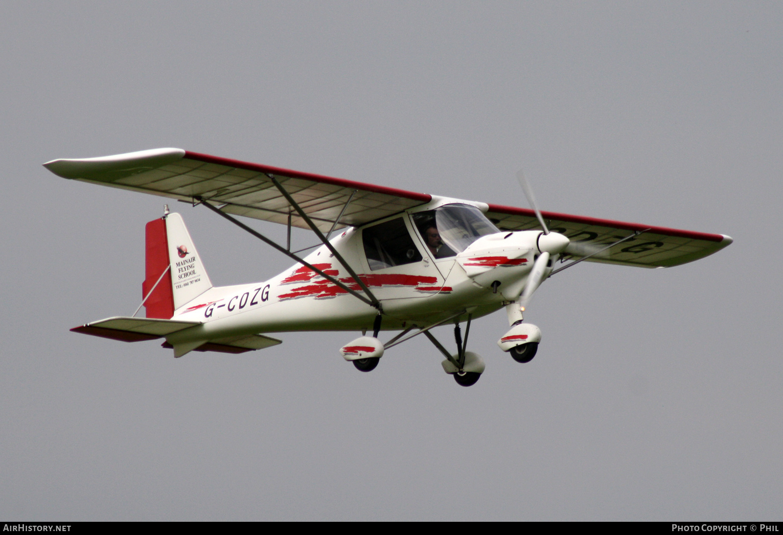 Aircraft Photo of G-CDZG | Comco Ikarus C42 | Mainair Flying School | AirHistory.net #185218