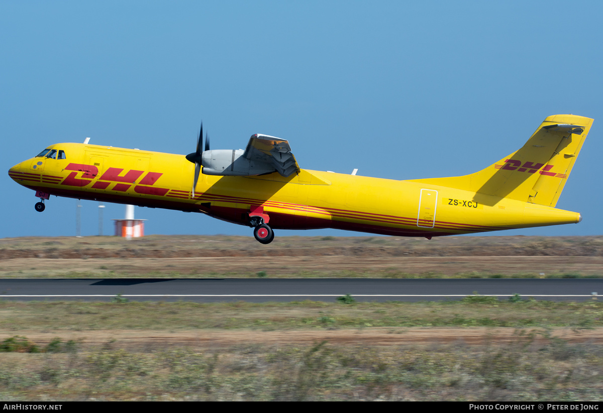 Aircraft Photo of ZS-XCJ | ATR ATR-72-201/F | DHL International | AirHistory.net #185229