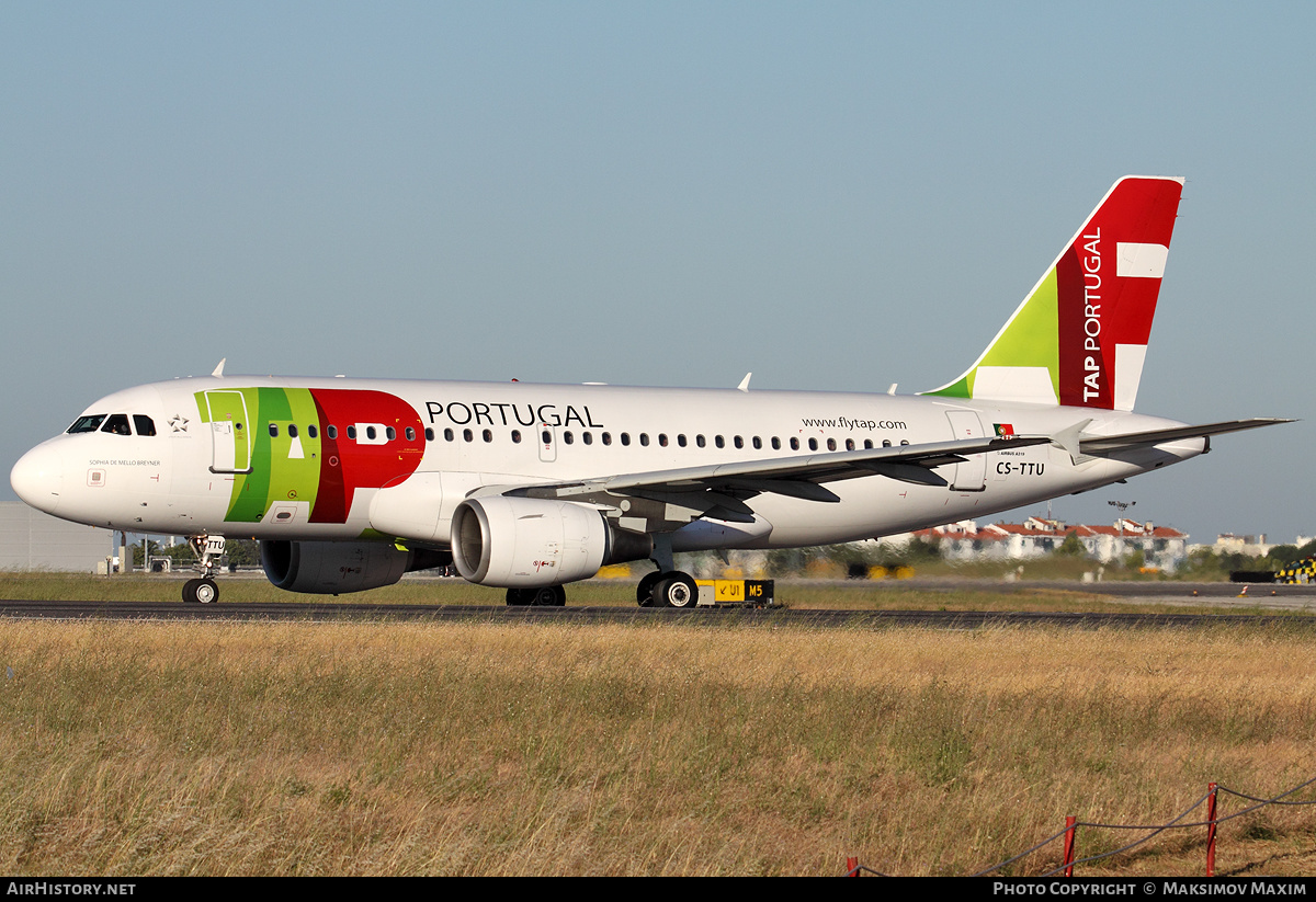 Aircraft Photo of CS-TTU | Airbus A319-112 | TAP Portugal | AirHistory.net #185236