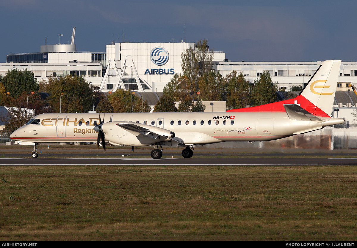 Aircraft Photo of HB-IZH | Saab 2000 | Etihad Regional | AirHistory.net #185245