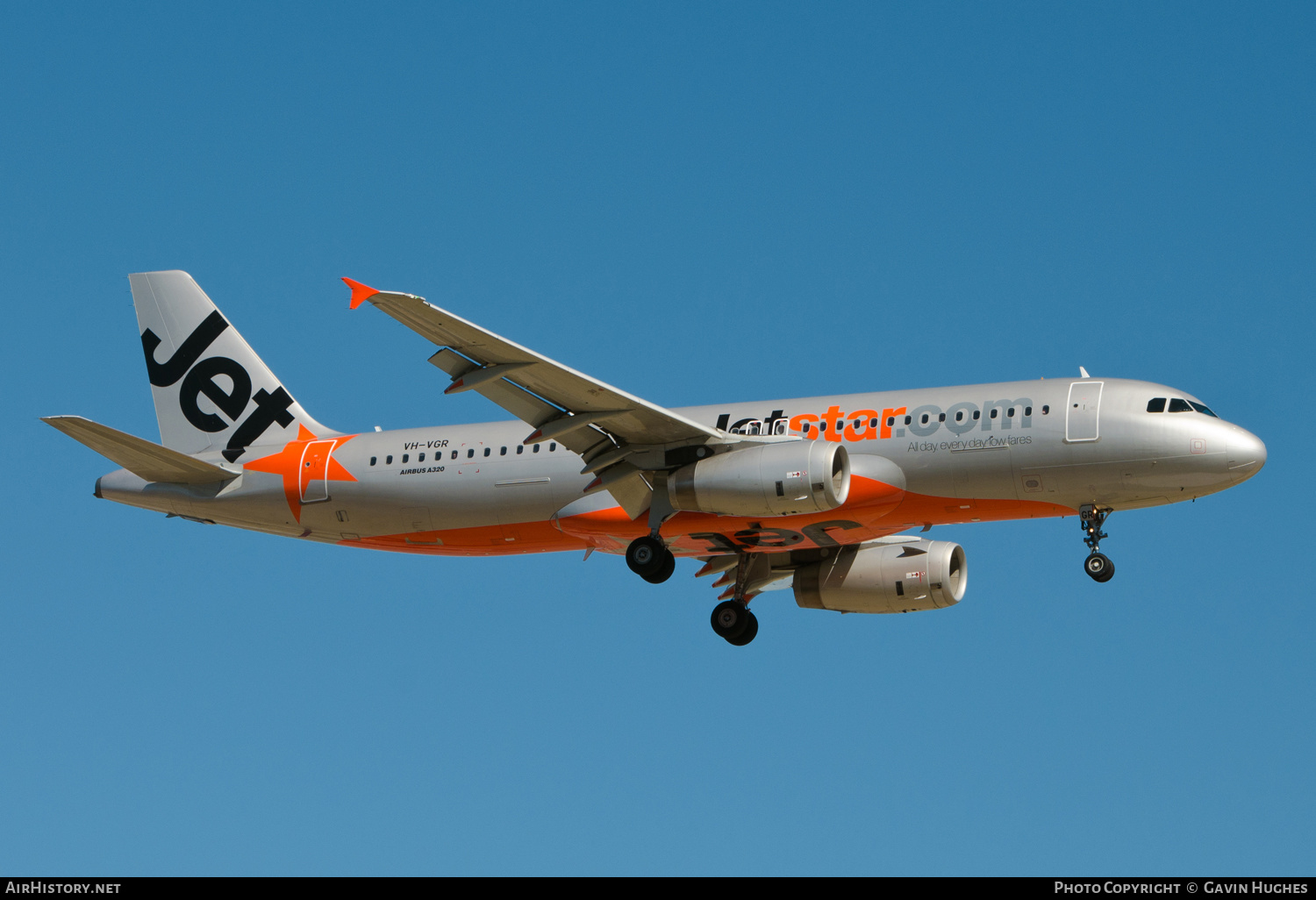 Aircraft Photo of VH-VGR | Airbus A320-232 | Jetstar Airways | AirHistory.net #185248