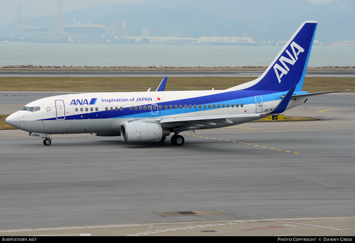 Aircraft Photo of JA17AN | Boeing 737-781 | All Nippon Airways - ANA | AirHistory.net #185270