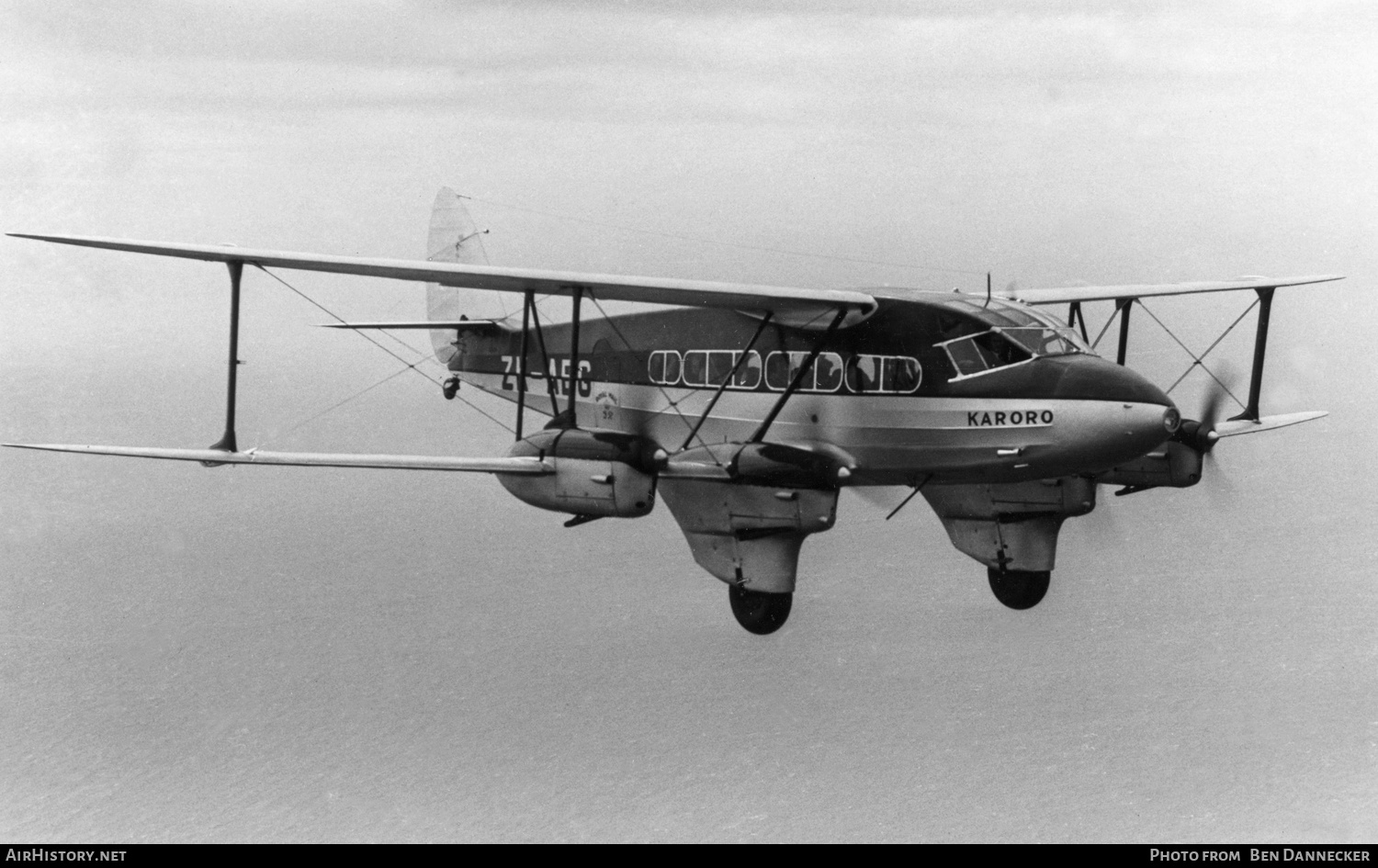 Aircraft Photo of ZK-AEG | De Havilland D.H. 86 Express | Union Airways | AirHistory.net #185286