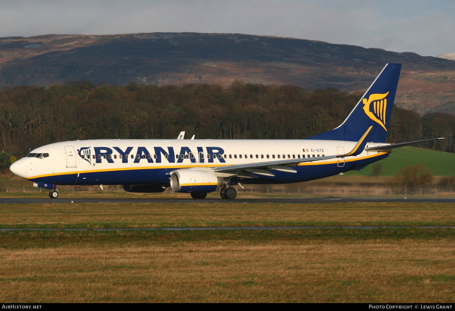 Aircraft Photo of EI-DYZ | Boeing 737-8AS | Ryanair | AirHistory.net #185299