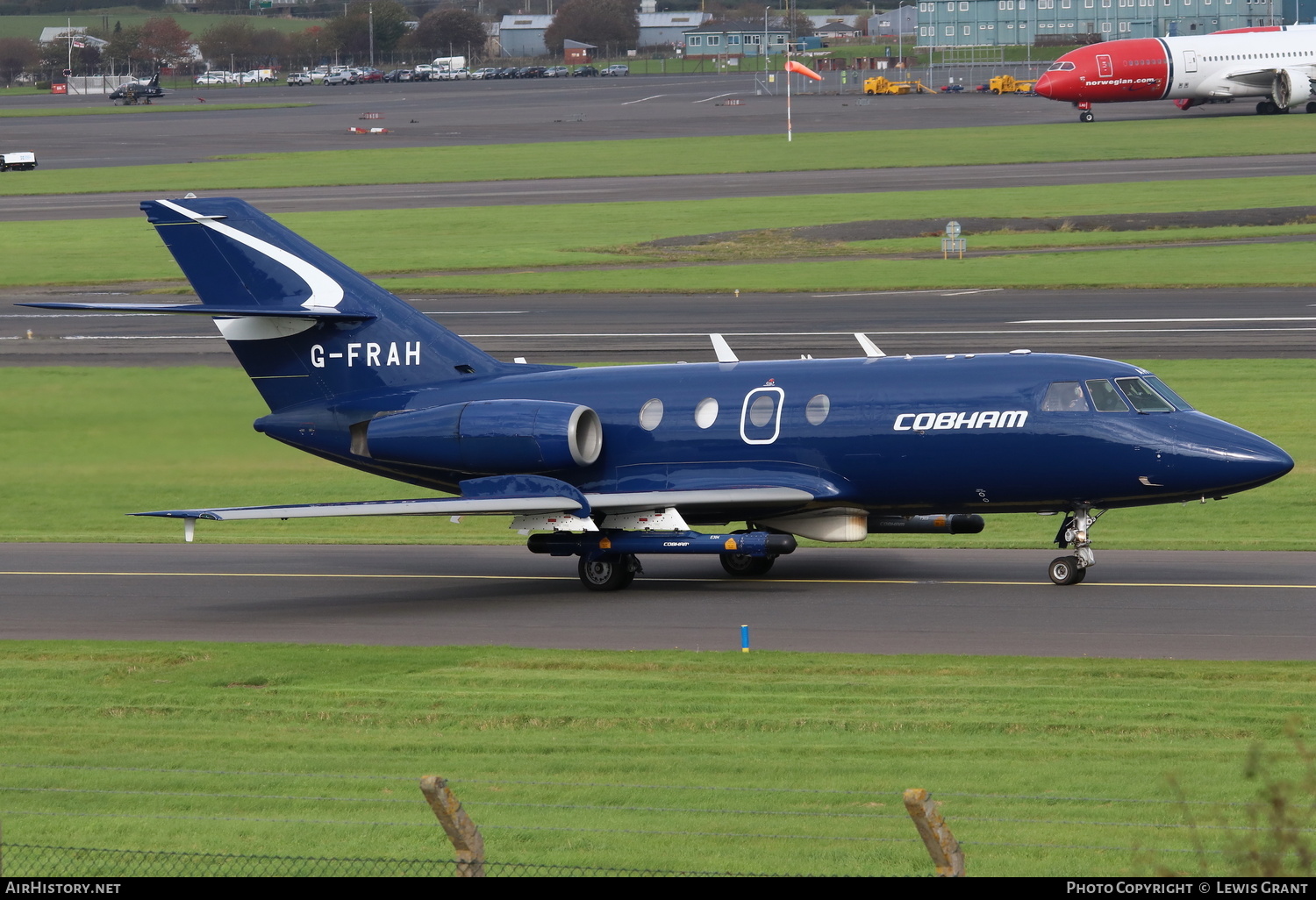 Aircraft Photo of G-FRAH | Dassault Falcon 20DC | Cobham Aviation Services | AirHistory.net #185300