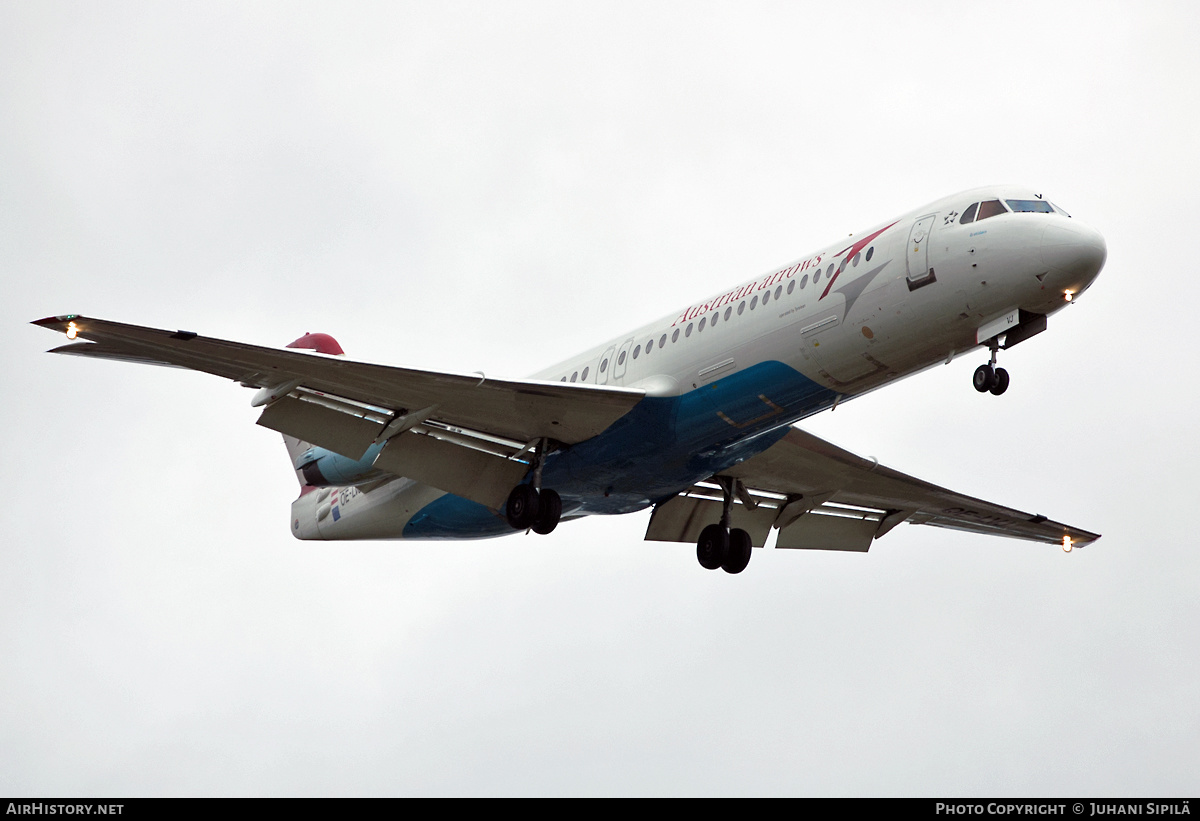 Aircraft Photo of OE-LVJ | Fokker 100 (F28-0100) | Austrian Arrows | AirHistory.net #185314