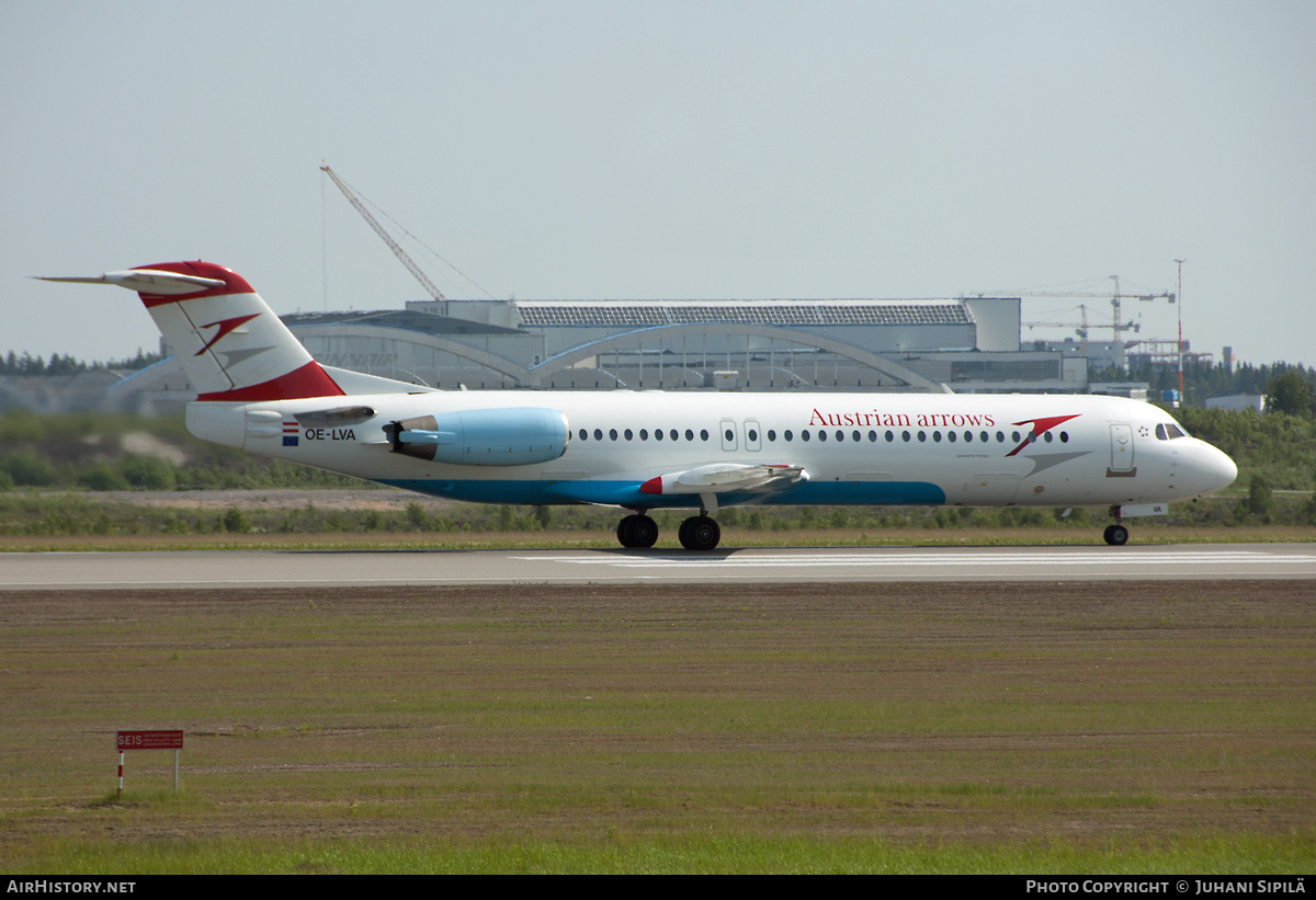 Aircraft Photo of OE-LVA | Fokker 100 (F28-0100) | Austrian Arrows | AirHistory.net #185317