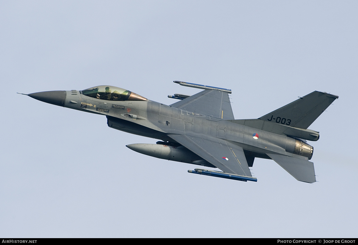 Aircraft Photo of J-003 | General Dynamics F-16AM Fighting Falcon | Netherlands - Air Force | AirHistory.net #185338
