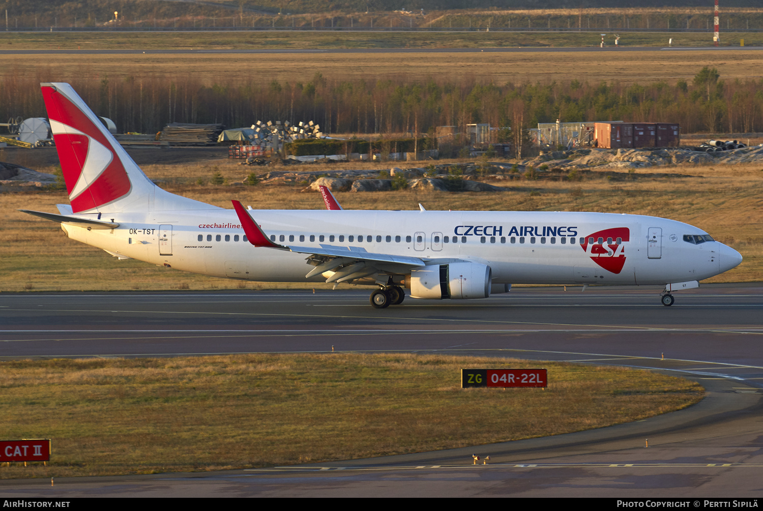 Aircraft Photo of OK-TST | Boeing 737-86N | ČSA - Czech Airlines | AirHistory.net #185345