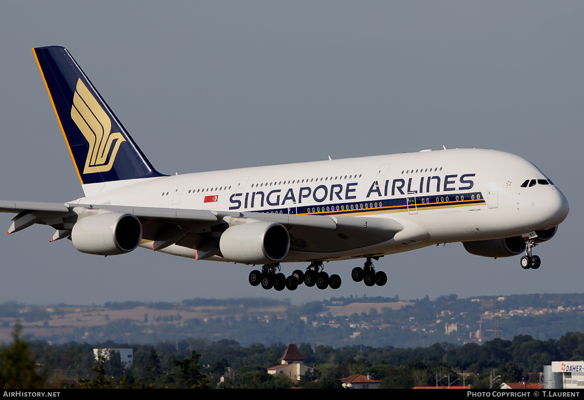 Aircraft Photo of F-WWSA | Airbus A380-841 | Singapore Airlines | AirHistory.net #185376