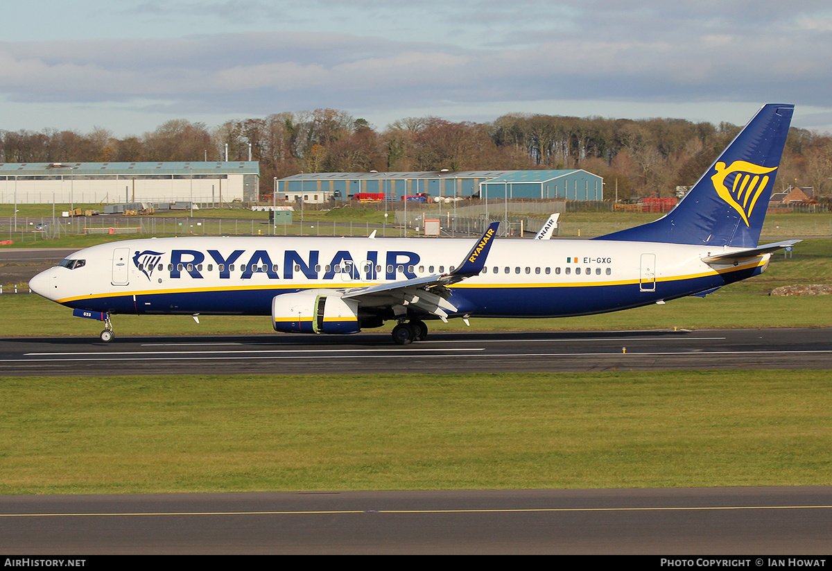 Aircraft Photo of EI-GXG | Boeing 737-800 | Ryanair | AirHistory.net #185380