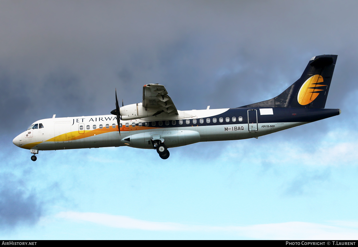 Aircraft Photo of M-IBAQ | ATR ATR-72-500 (ATR-72-212A) | Jet Airways | AirHistory.net #185388