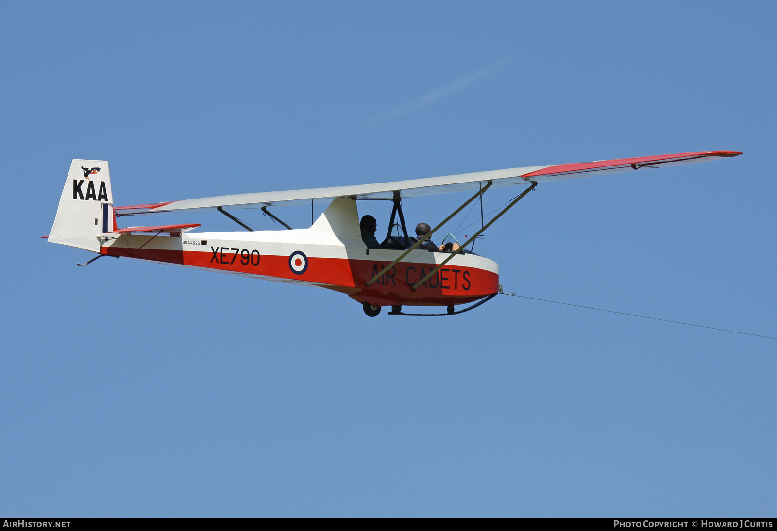Aircraft Photo of BGA4926 / XE790 | Slingsby T.31B Cadet TX3 | UK - Air Force | AirHistory.net #185399