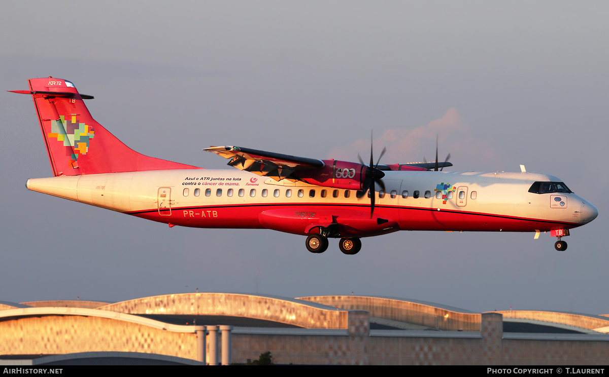 Aircraft Photo of PR-ATB | ATR ATR-72-500 (ATR-72-212A) | Azul Linhas Aéreas Brasileiras | AirHistory.net #185407