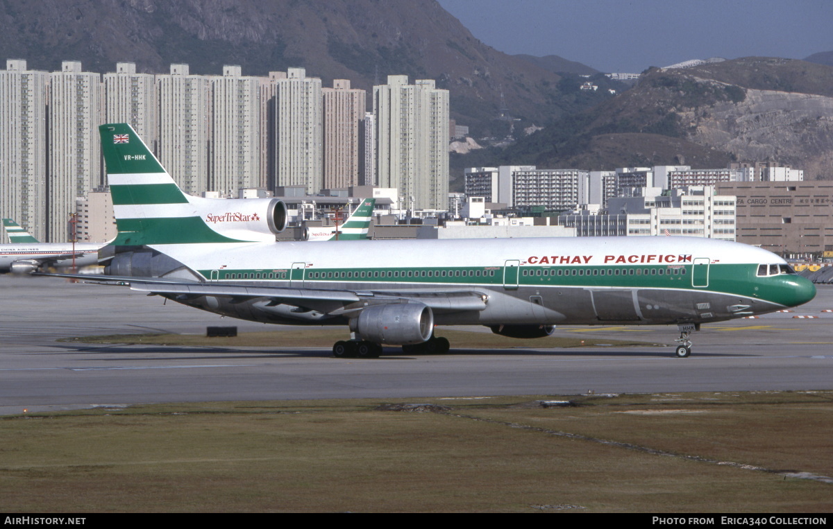 Aircraft Photo of VR-HHK | Lockheed L-1011-385-1 TriStar 1 | Cathay Pacific Airways | AirHistory.net #185434