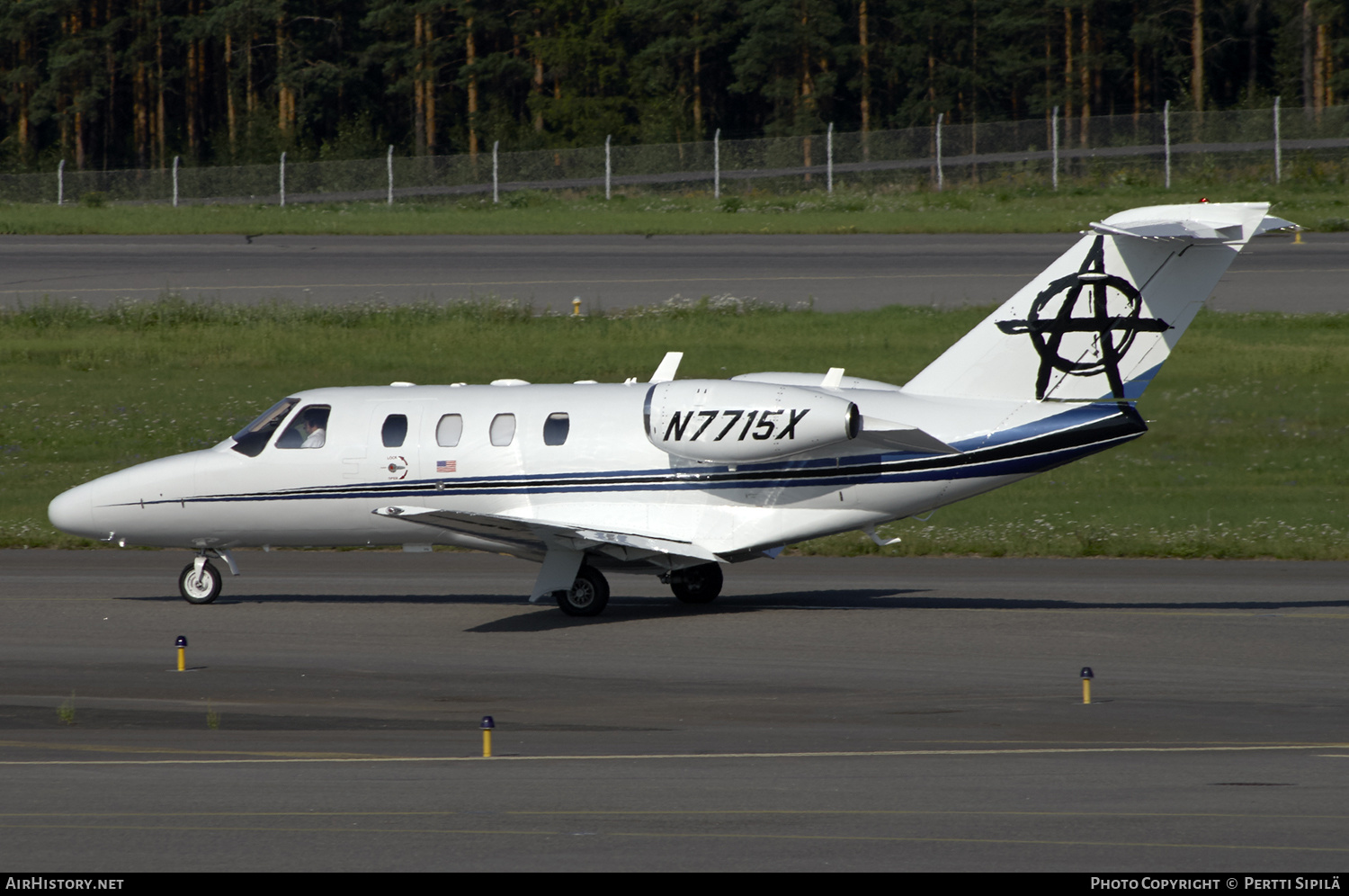 Aircraft Photo of N7715X | Cessna 525 CitationJet CJ1+ | AirHistory.net #185460