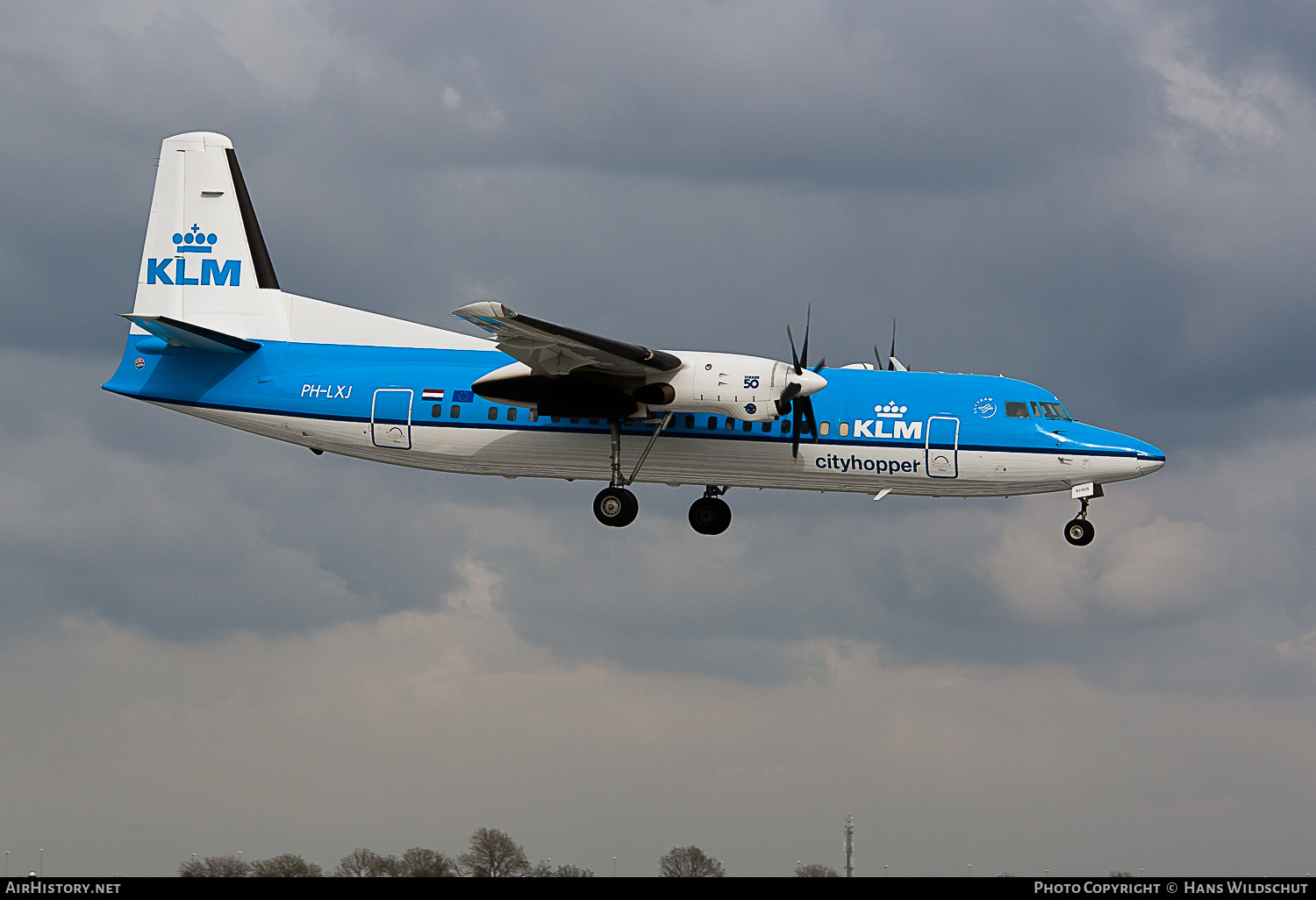 Aircraft Photo of PH-LXJ | Fokker 50 | KLM Cityhopper | AirHistory.net #185479