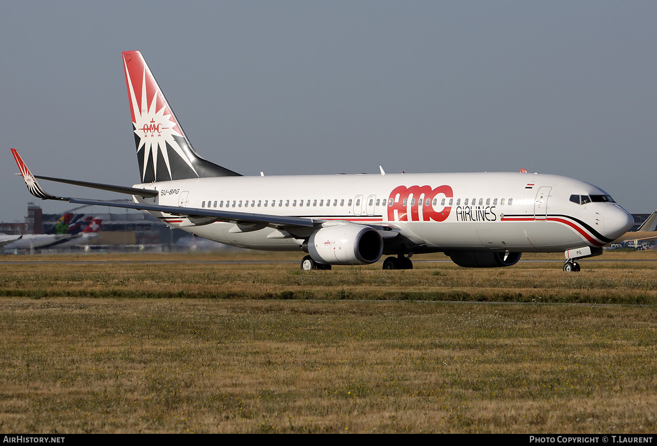 Aircraft Photo of SU-BPG | Boeing 737-86N | AMC Airlines | AirHistory.net #185509