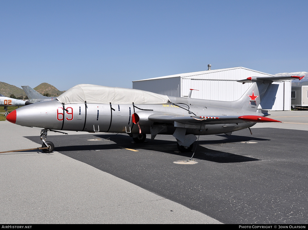 Aircraft Photo of N29KJ / 69 red | Aero L-29 Delfin | Soviet Union - Air Force | AirHistory.net #185535