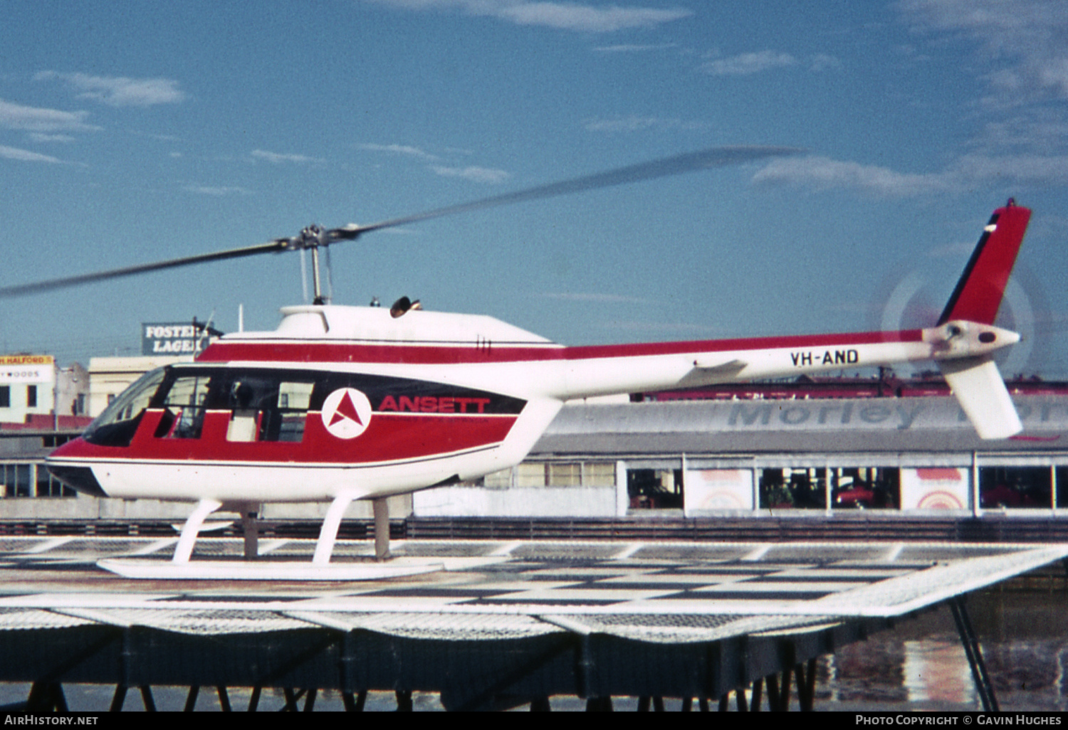 Aircraft Photo of VH-AND | Bell 206A JetRanger | Ansett Airlines of Australia | AirHistory.net #185543