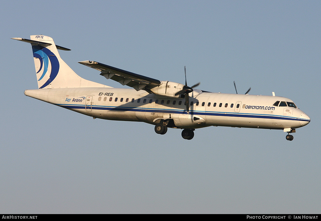 Aircraft Photo of EI-REB | ATR ATR-72-202 | Aer Arann | AirHistory.net #185564