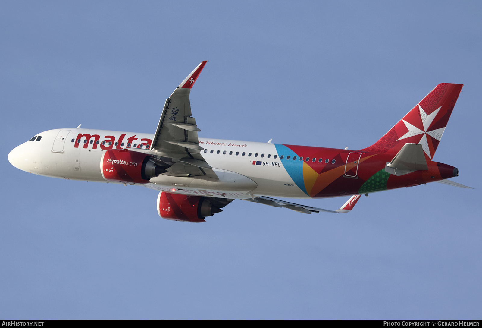 Aircraft Photo of 9H-NEC | Airbus A320-251N | Air Malta | AirHistory.net #185565