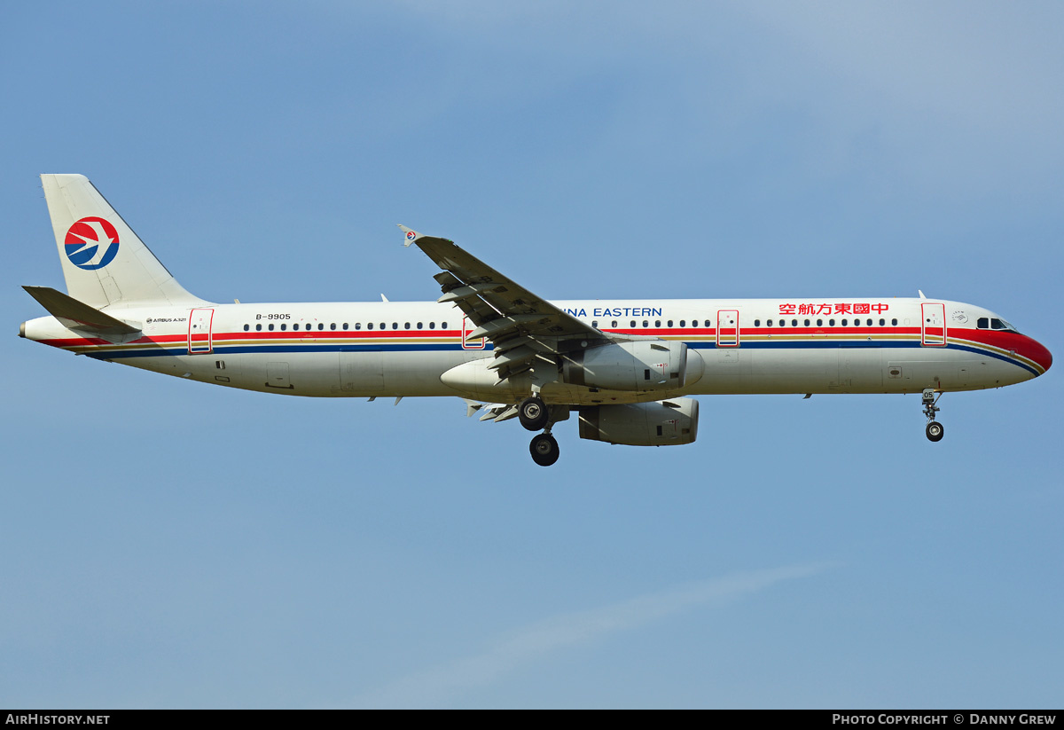 Aircraft Photo of B-9905 | Airbus A321-231 | China Eastern Airlines | AirHistory.net #185597
