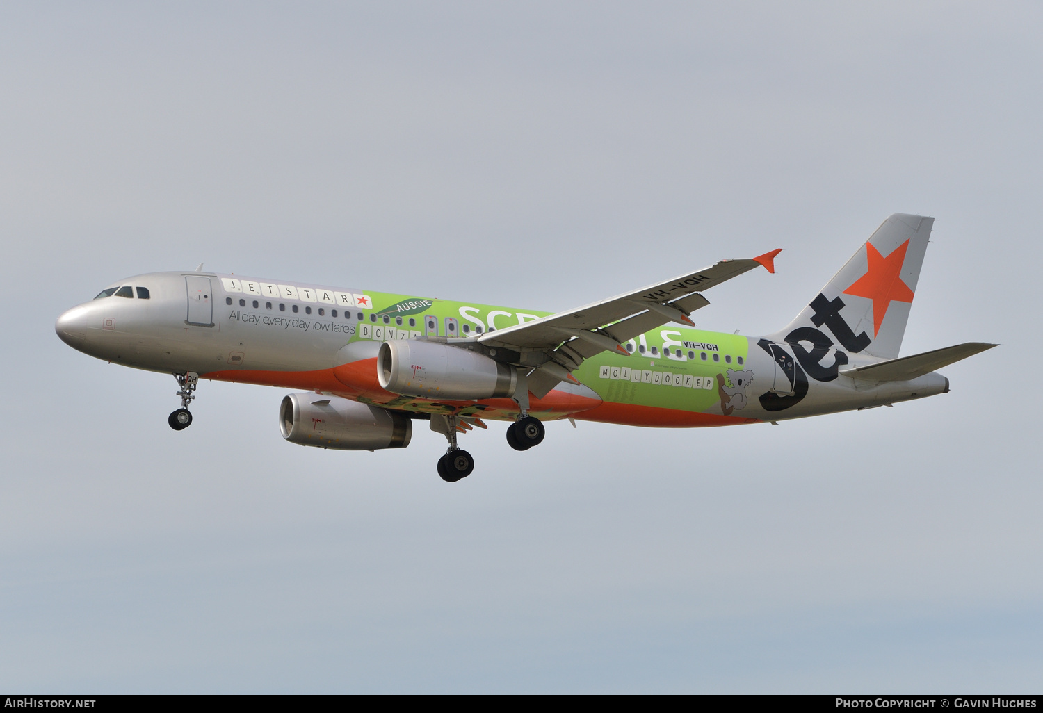 Aircraft Photo of VH-VQH | Airbus A320-232 | Jetstar Airways | AirHistory.net #185604