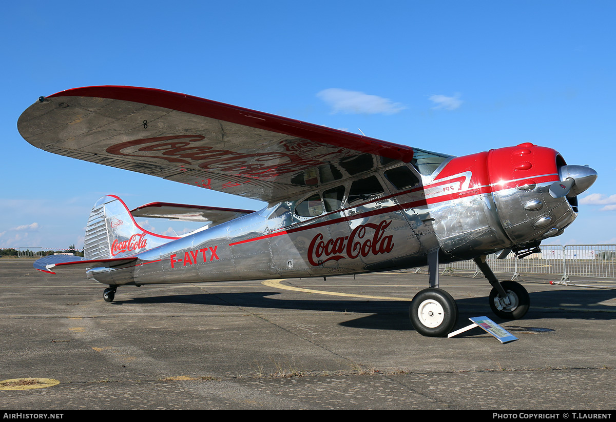 Aircraft Photo of F-AYTX | Cessna 195A | AirHistory.net #185605