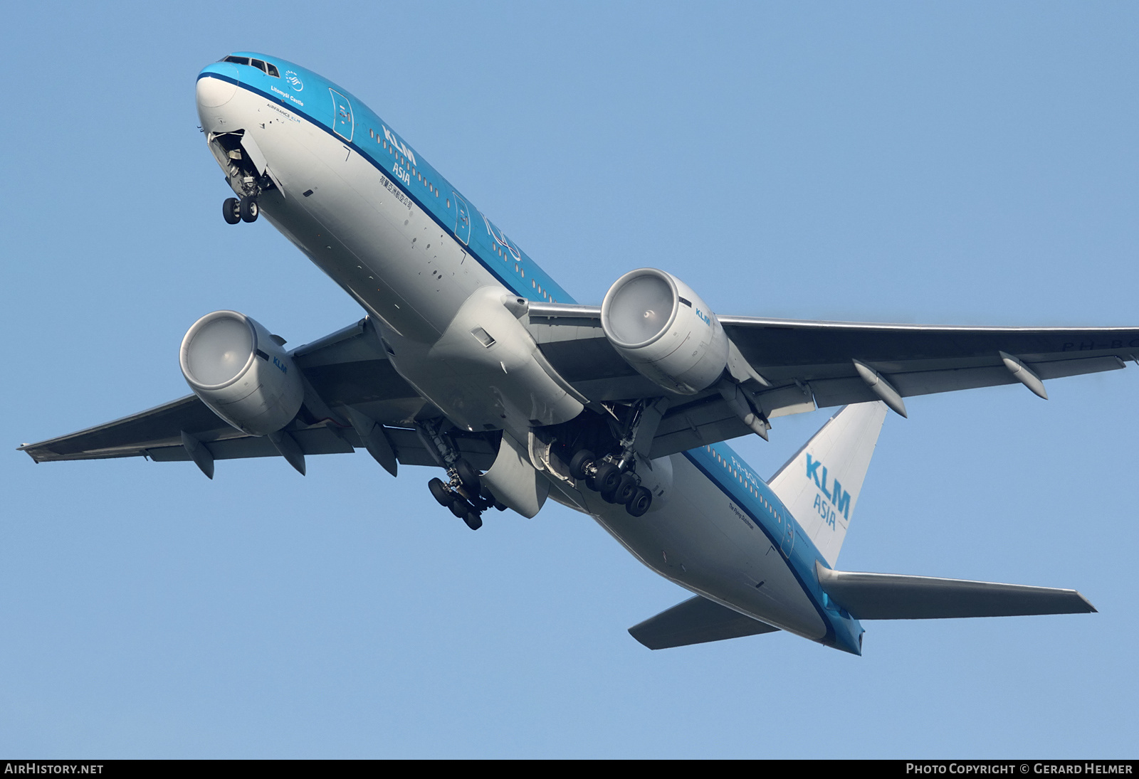 Aircraft Photo of PH-BQL | Boeing 777-206/ER | KLM Asia | AirHistory.net #185611