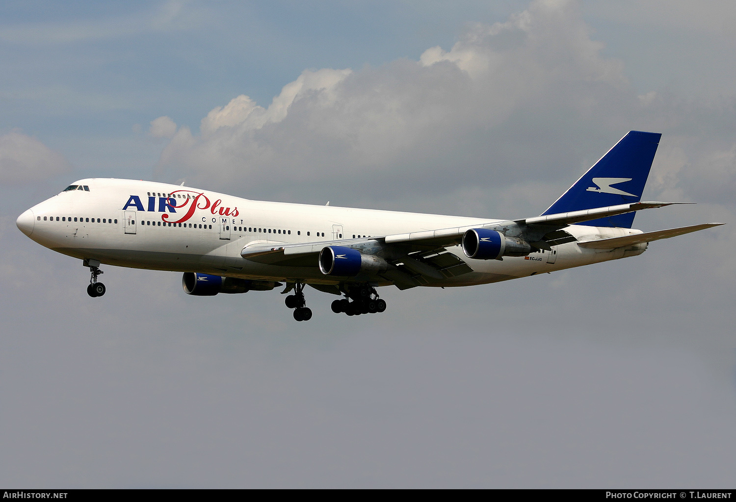 Aircraft Photo of EC-JJG | Boeing 747-287B | Air Plus Comet | AirHistory.net #185619