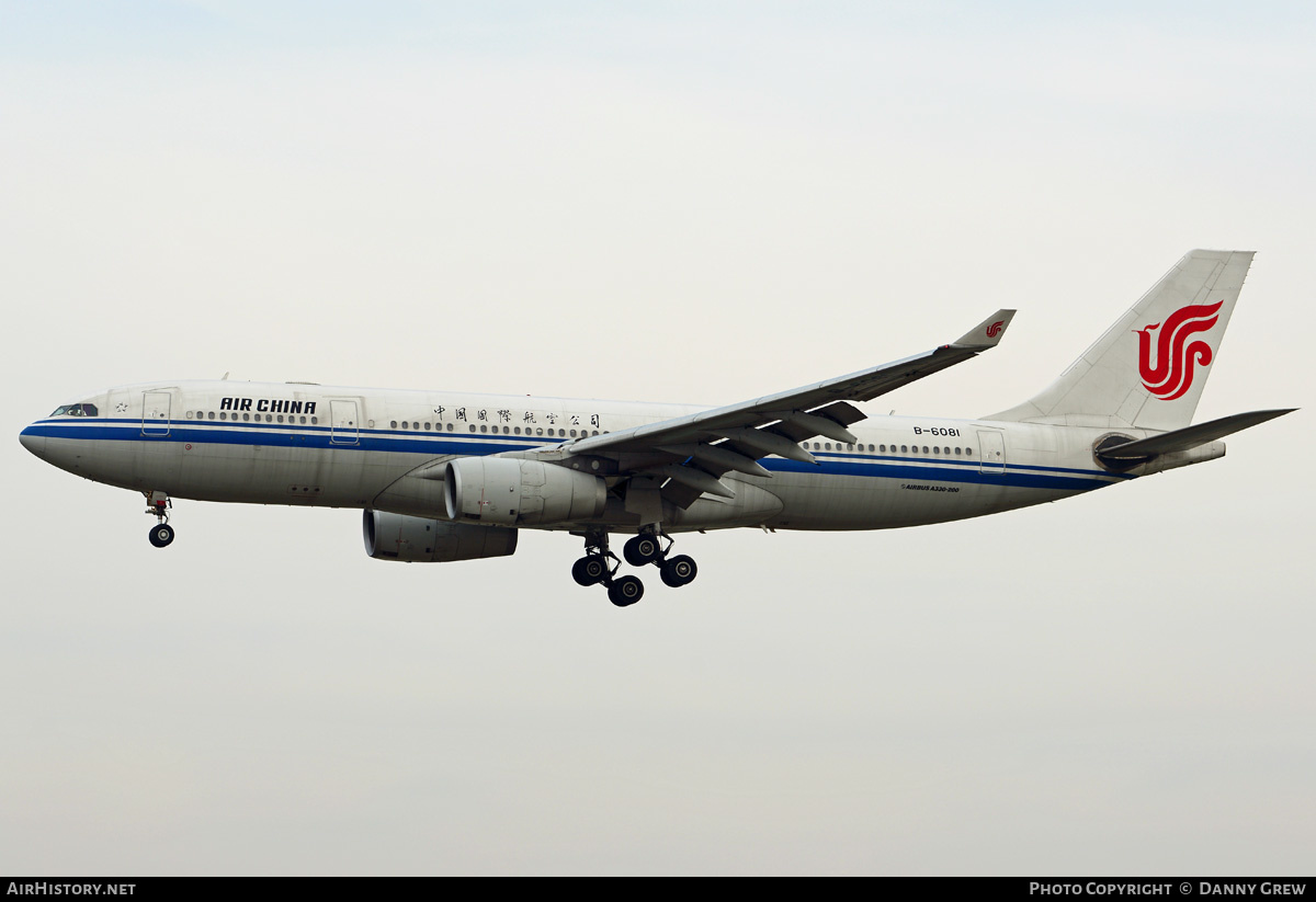 Aircraft Photo of B-6081 | Airbus A330-243 | Air China | AirHistory.net #185621