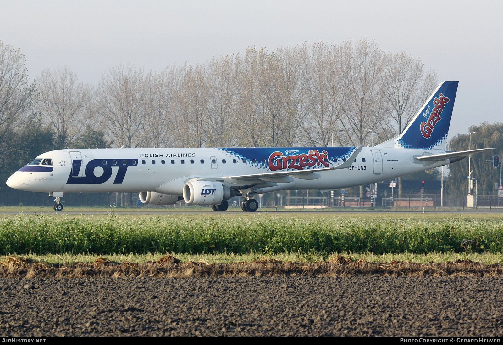 Aircraft Photo of SP-LNB | Embraer 195LR (ERJ-190-200LR) | LOT Polish Airlines - Polskie Linie Lotnicze | AirHistory.net #185644