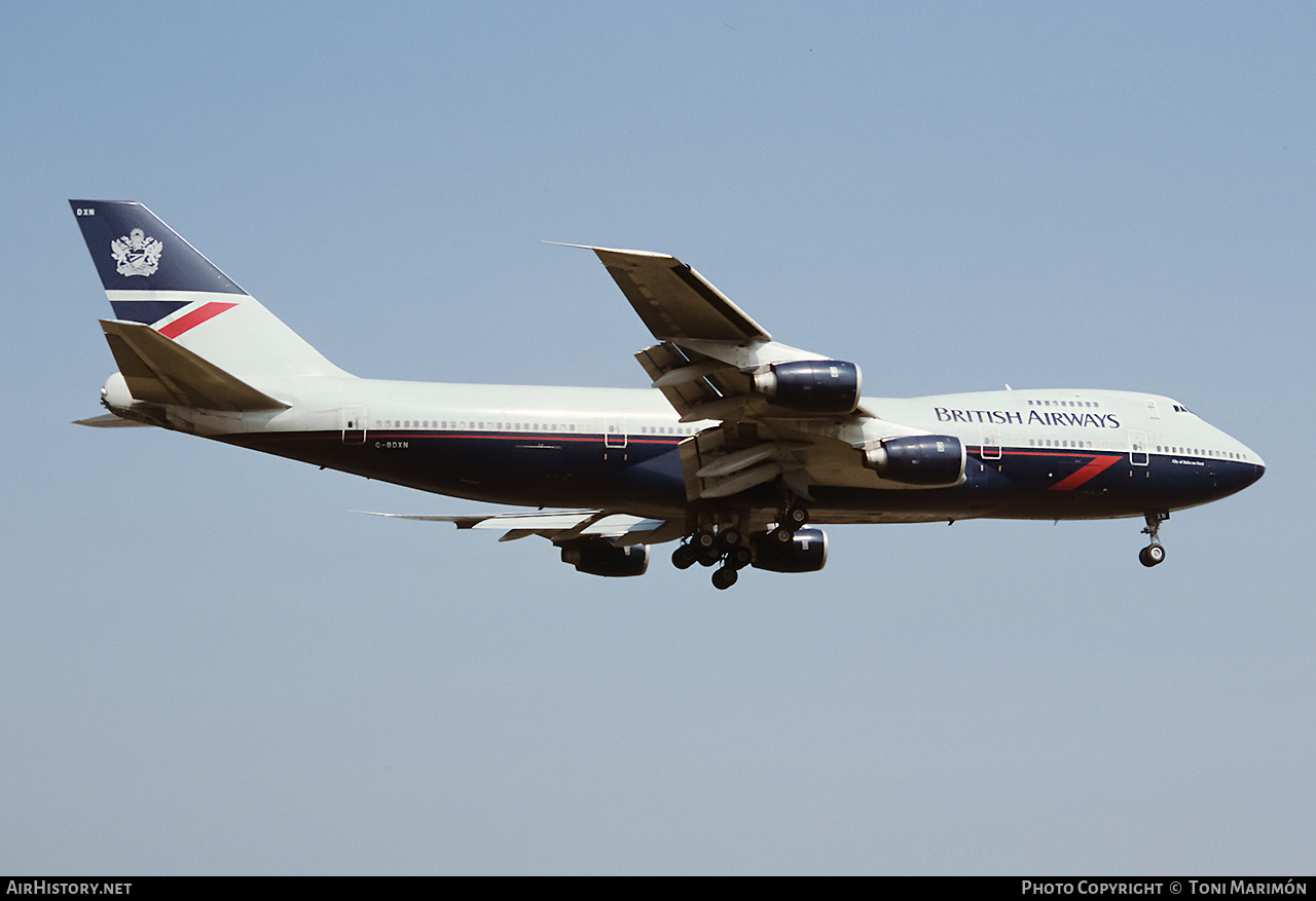 Aircraft Photo of G-BDXN | Boeing 747-236BM | British Airways | AirHistory.net #185649