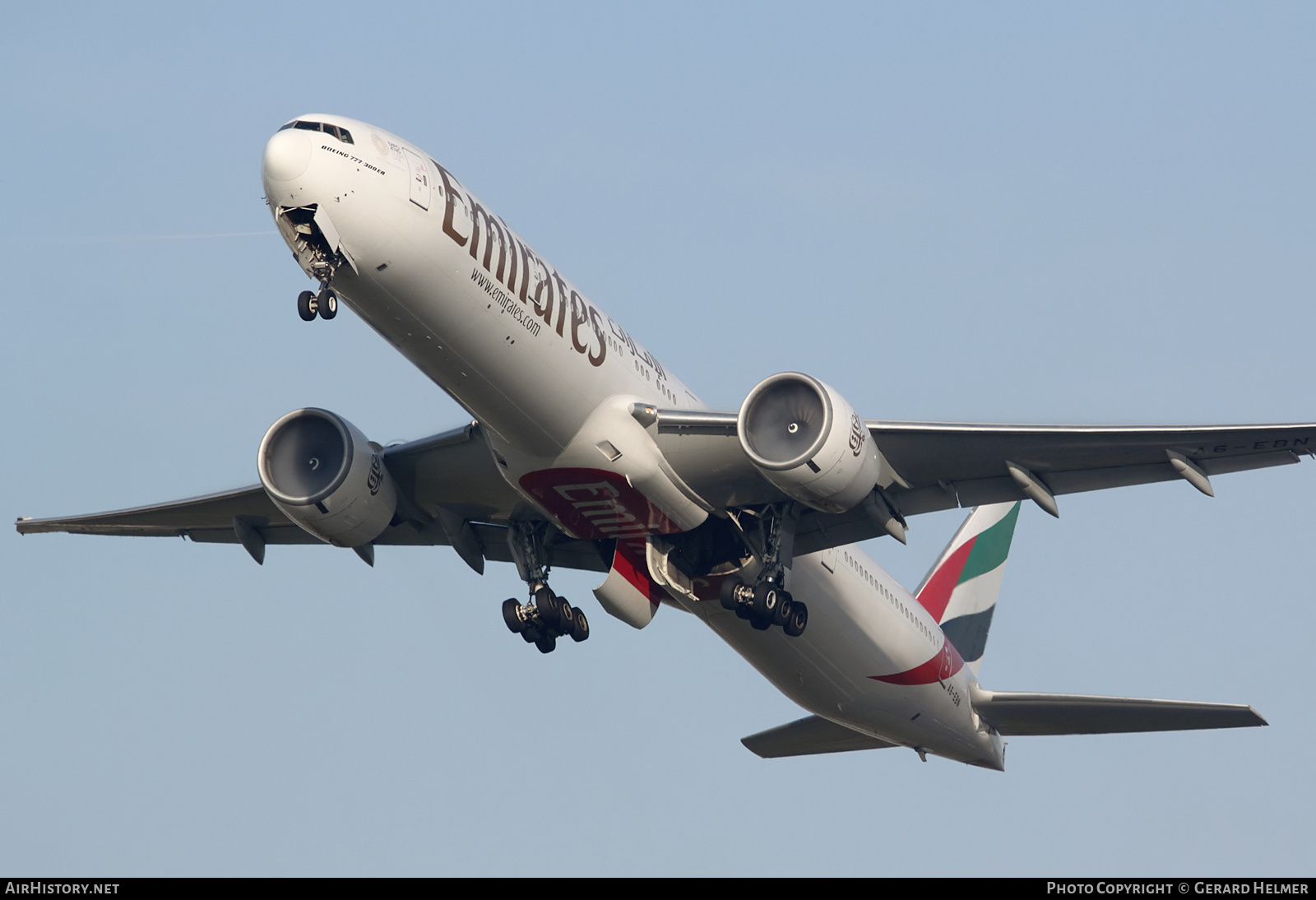 Aircraft Photo of A6-EBN | Boeing 777-36N/ER | Emirates | AirHistory.net #185678