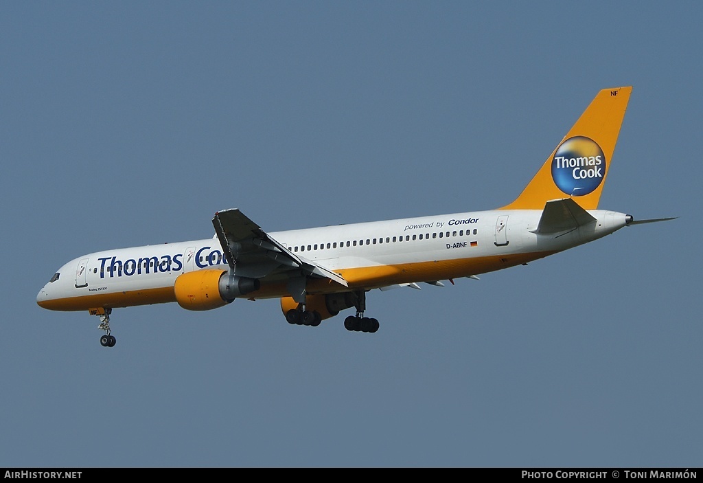 Aircraft Photo of D-ABNF | Boeing 757-230 | Thomas Cook Airlines | AirHistory.net #185718