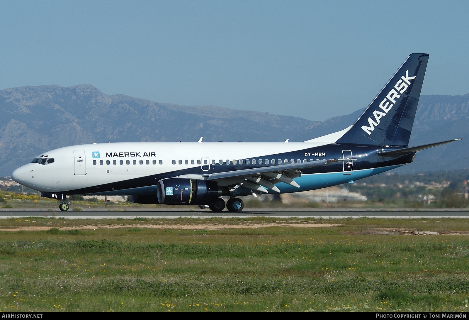 Aircraft Photo of OY-MRH | Boeing 737-7L9 | Maersk Air | AirHistory.net #185720