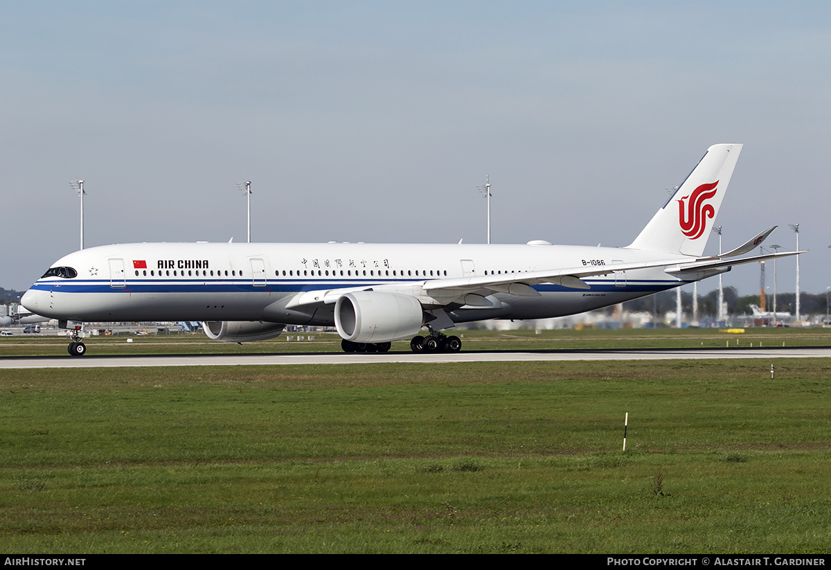 Aircraft Photo of B-1086 | Airbus A350-941 | Air China | AirHistory.net #185728