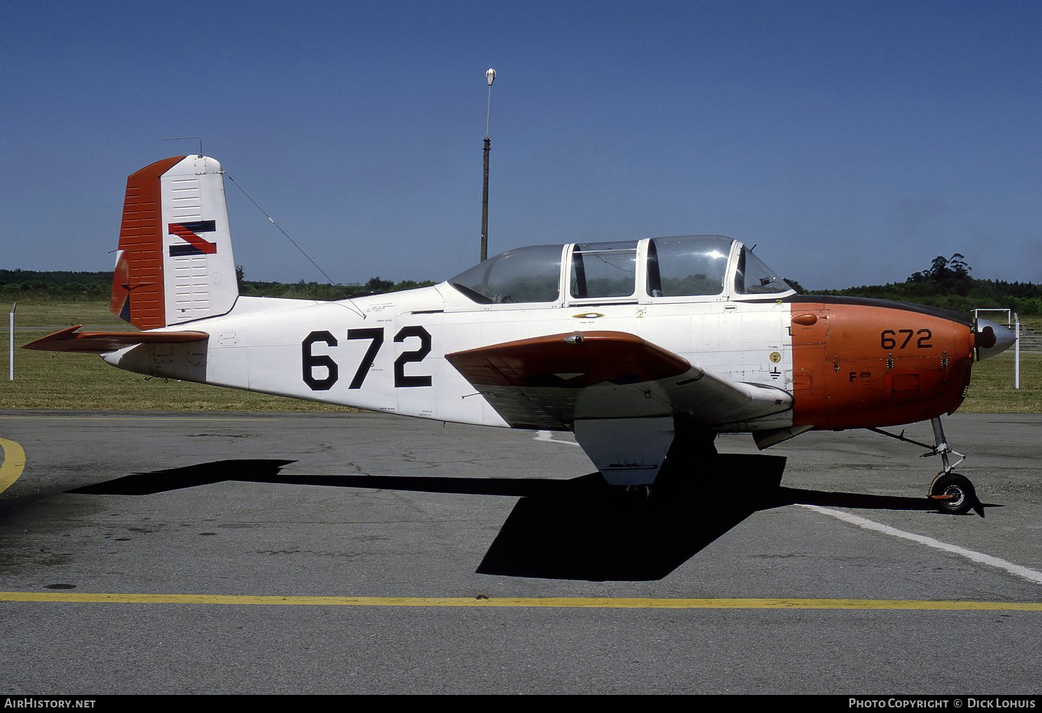 Aircraft Photo of 672 | Beech T-34B Mentor (D45) | Uruguay - Air Force | AirHistory.net #185733