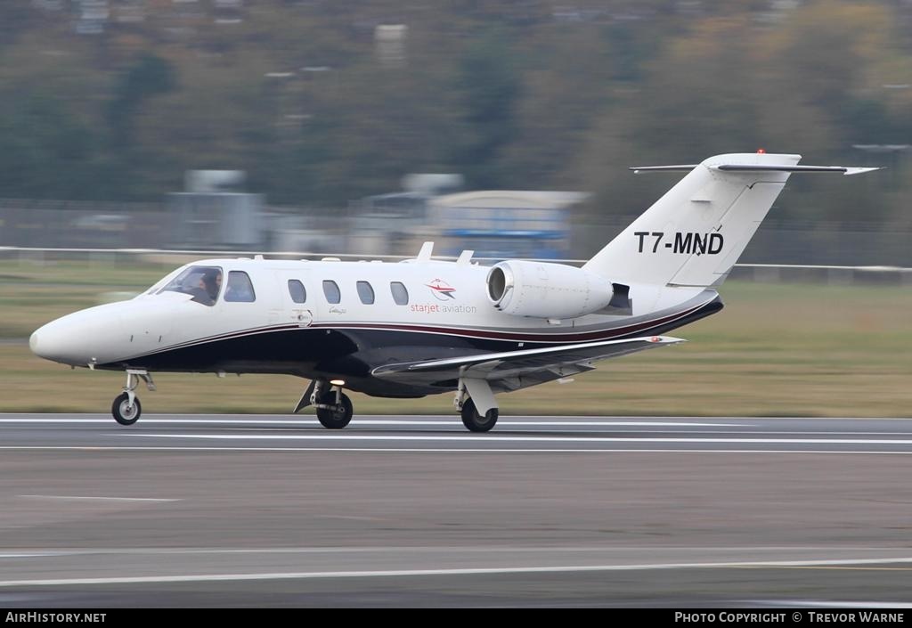 Aircraft Photo of T7-MND | Cessna 525 CitationJet | Starjet Aviation | AirHistory.net #185763