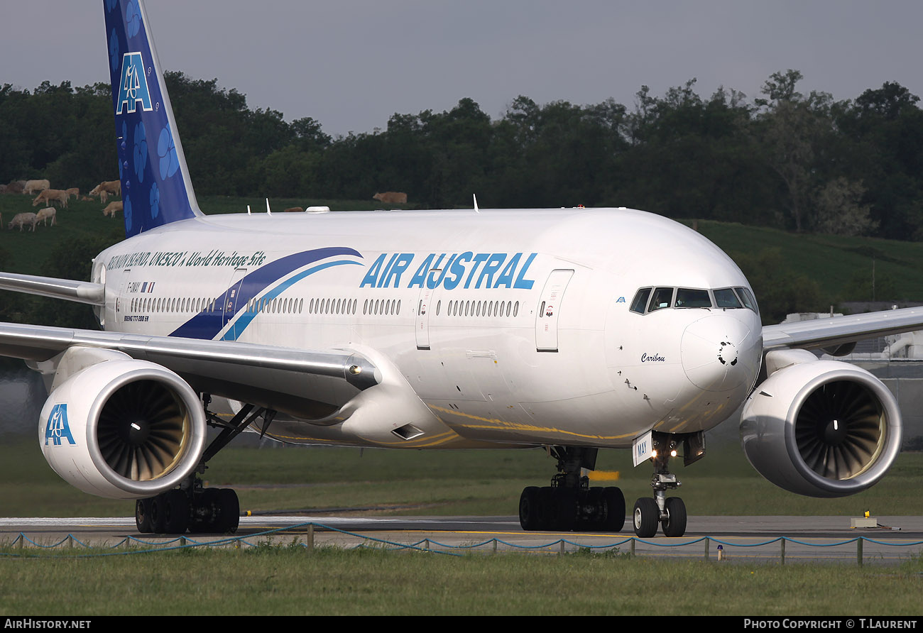 Aircraft Photo of F-OMAY | Boeing 777-2Q8/ER | Air Austral | AirHistory.net #185781