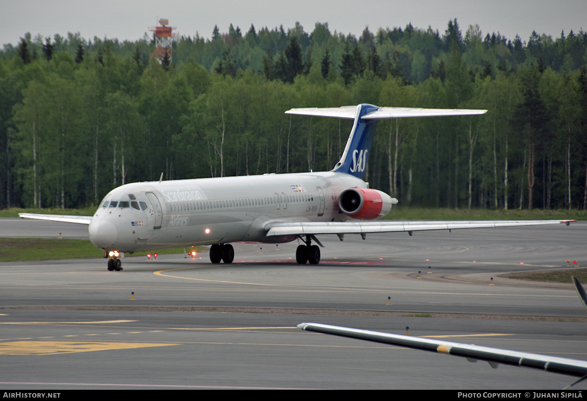 Aircraft Photo of LN-ROU | McDonnell Douglas MD-82 (DC-9-82) | Scandinavian Airlines - SAS | AirHistory.net #185802
