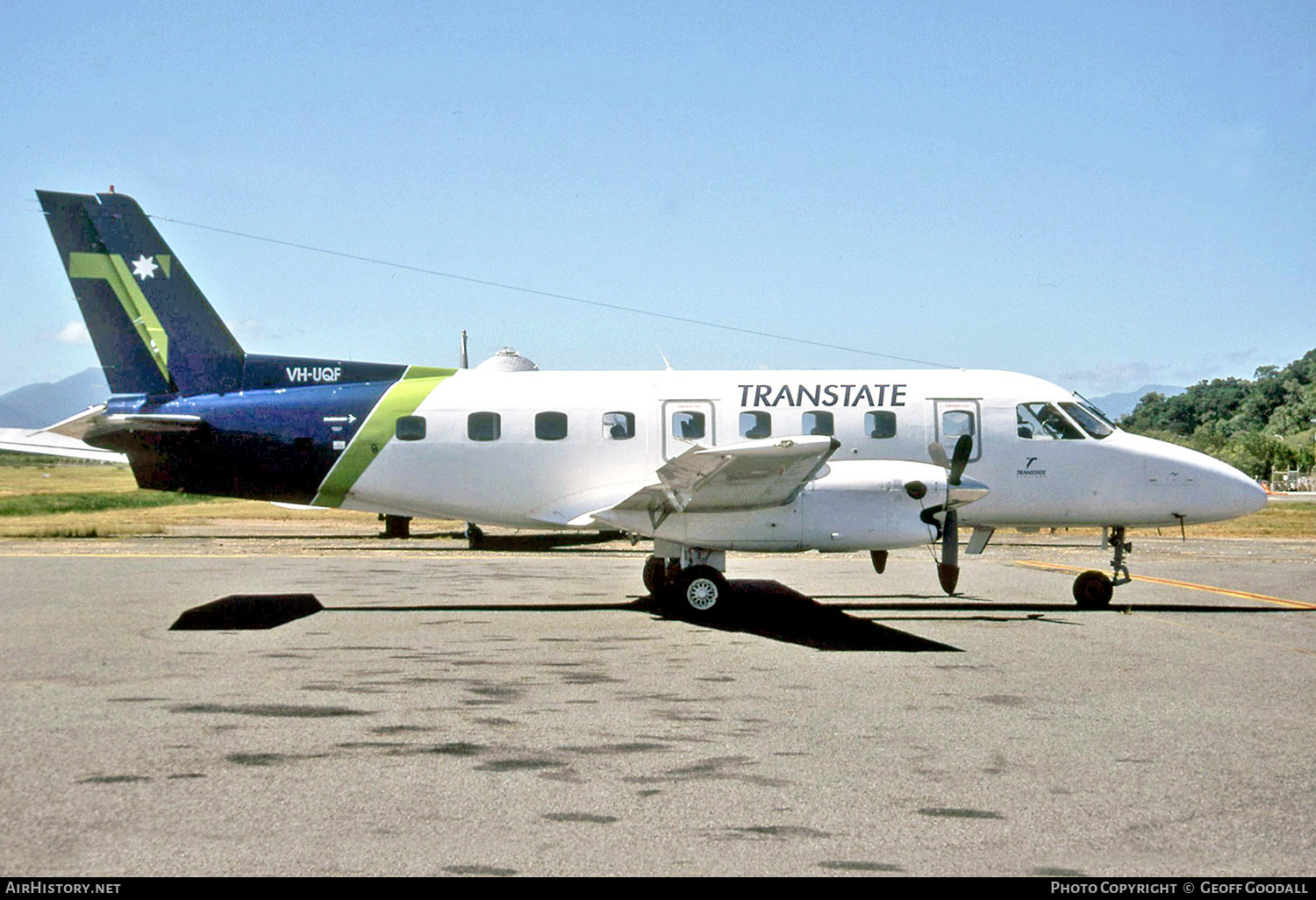 Aircraft Photo of VH-UQF | Embraer EMB-110P1 Bandeirante | Transtate Airlines | AirHistory.net #185823