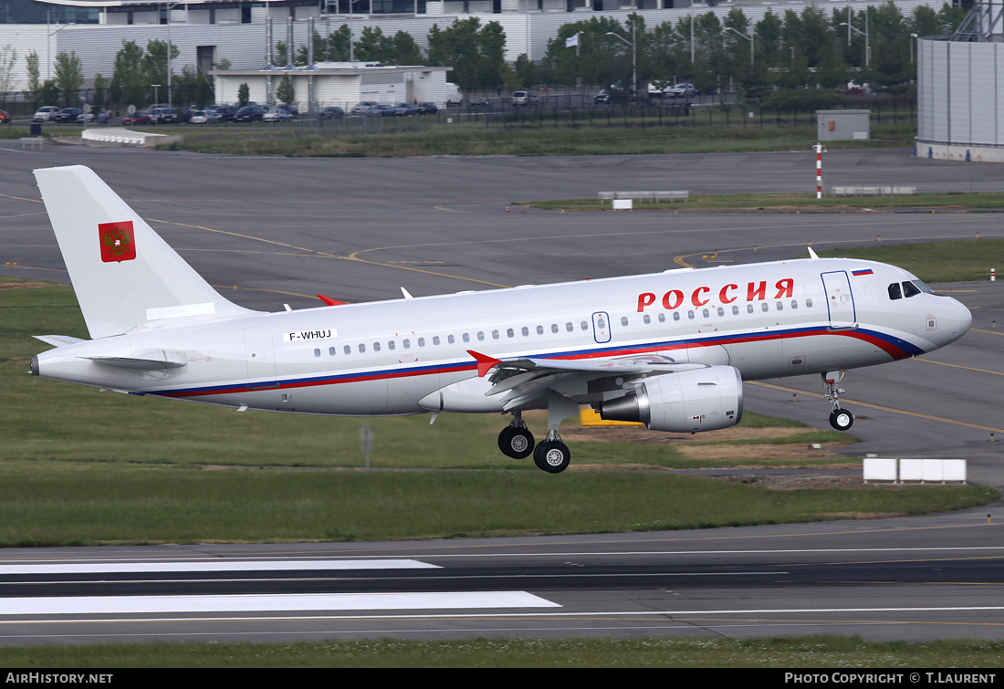 Aircraft Photo of F-WHUJ | Airbus ACJ319 (A319-115/CJ) | Rossiya - Russian Airlines | AirHistory.net #185861