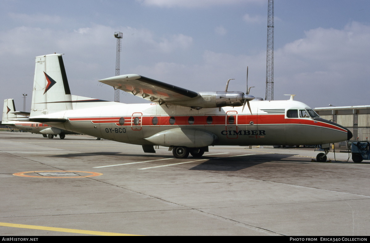 Aircraft Photo of OY-BCO | Nord 262A-27 | Cimber Air | AirHistory.net #185892