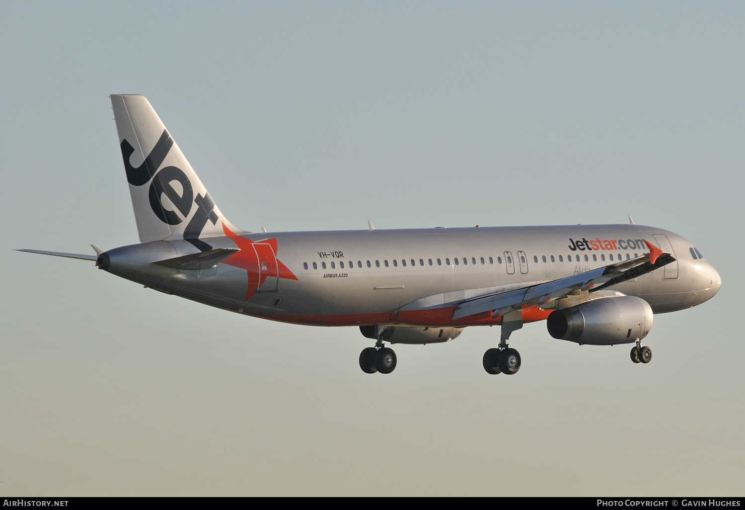 Aircraft Photo of VH-VQR | Airbus A320-232 | Jetstar Airways | AirHistory.net #185895