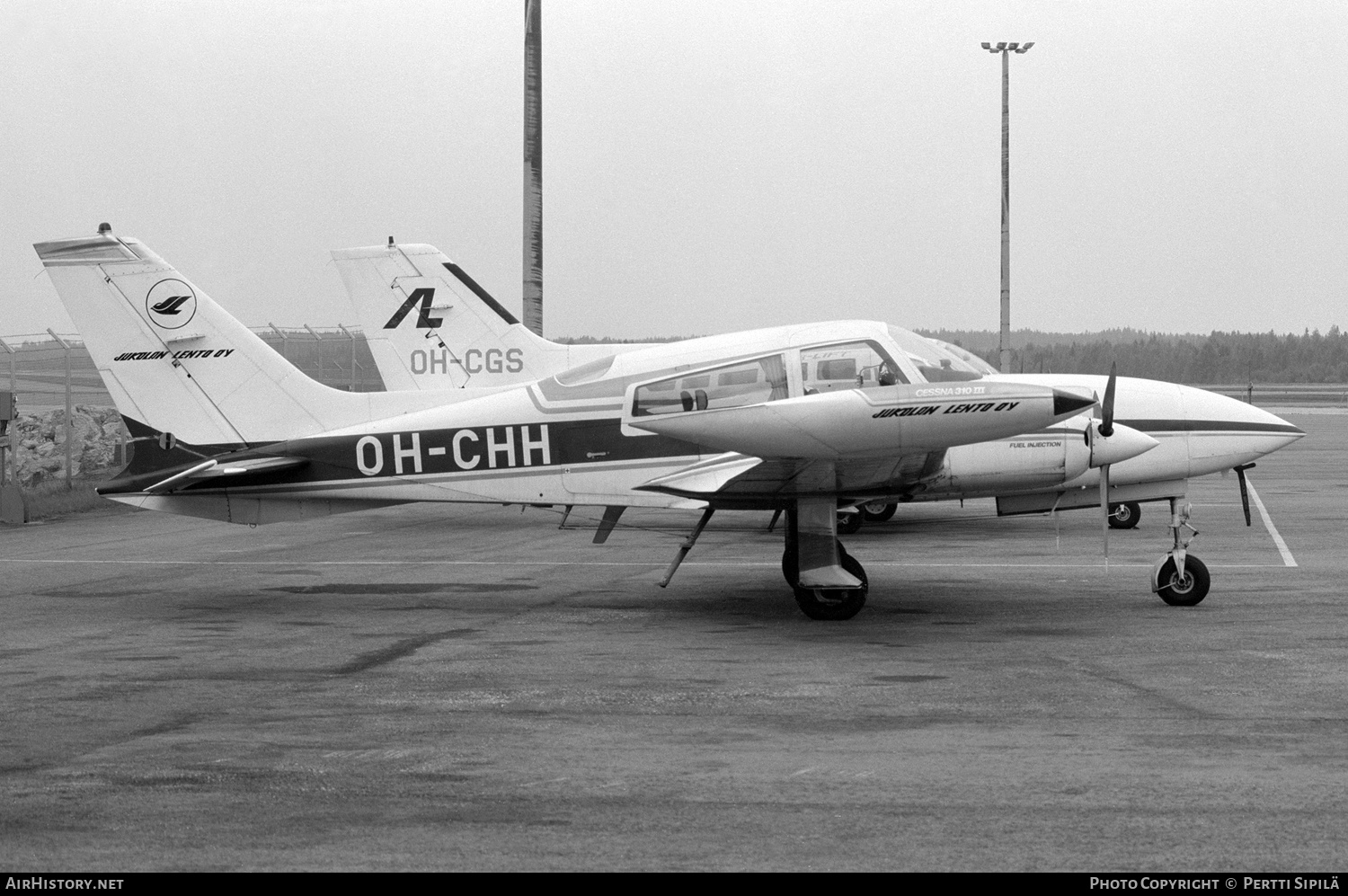 Aircraft Photo of OH-CHH | Cessna 310R II | Jukolan Lento | AirHistory.net #185900