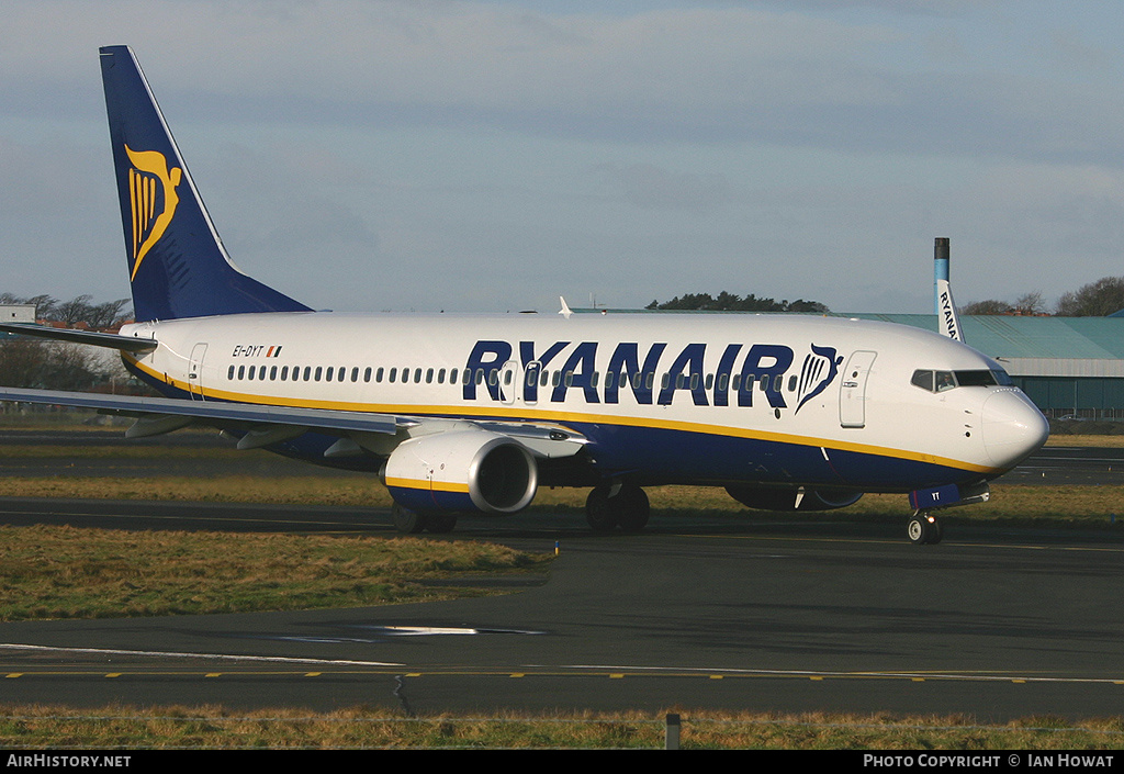 Aircraft Photo of EI-DYT | Boeing 737-8AS | Ryanair | AirHistory.net #185944